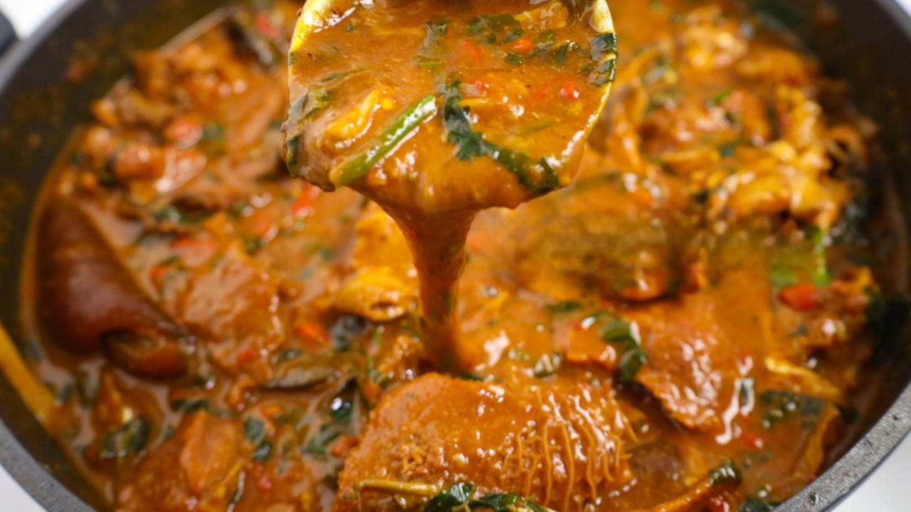 Best Way To Cook Perfect Ogbono Soup | Thick & Drawy Nigerian Ogbono Recipe