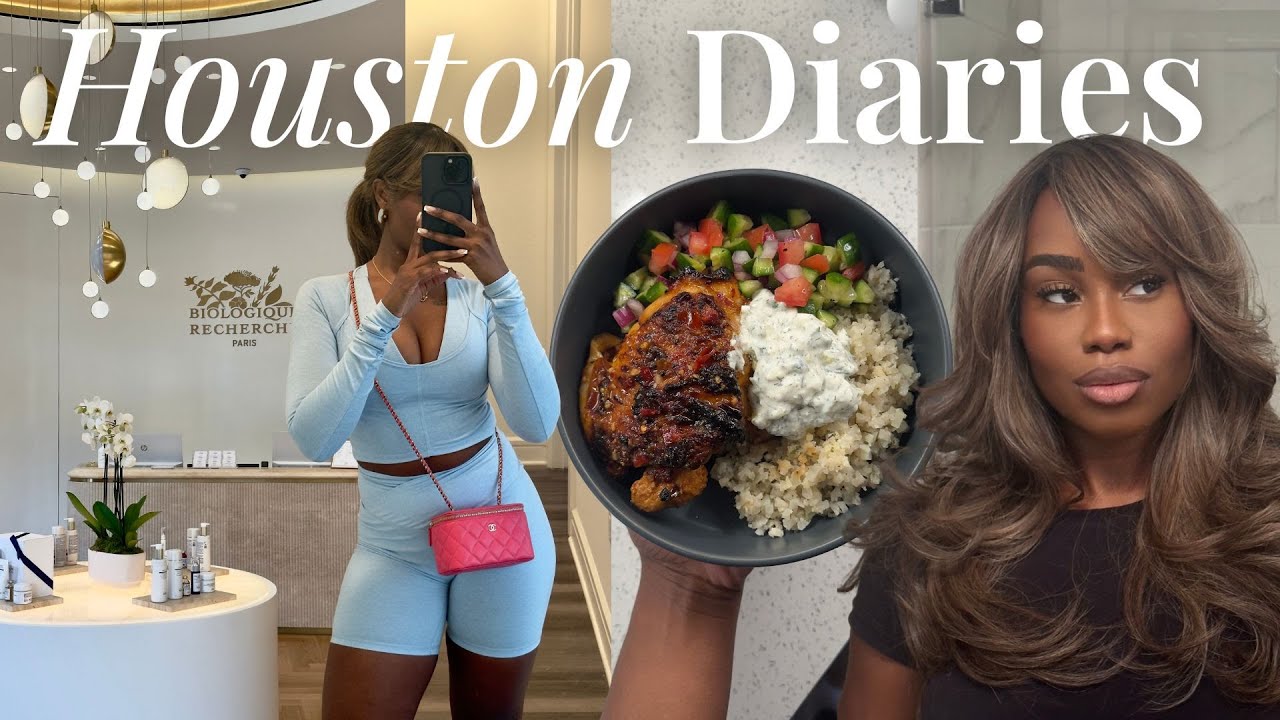 VLOG: LIVING IN HOUSTON, DATING, NEW HAIR, LUXURY FACIAL, AT HOME RECIPES + more | THE DESSY RAY WAY
