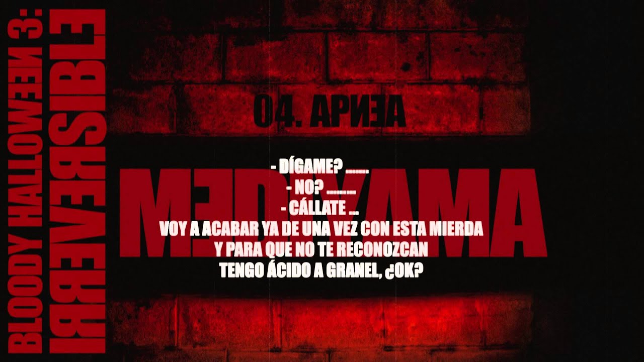 04. Mediyama - Apnea (prod. Baghira) [BLOODY HALLOWEEN 3: IRREVERSIBLE] 2015