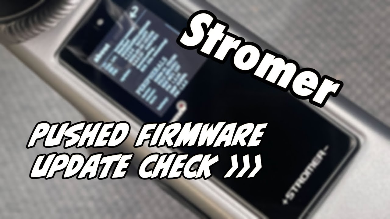 Stromer Omni Pushed Firmware Update Check