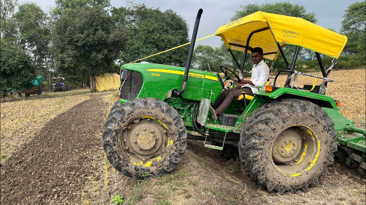 ￼5210 John Deere ki rail Banadi 💪🏻🚜🌾🚩