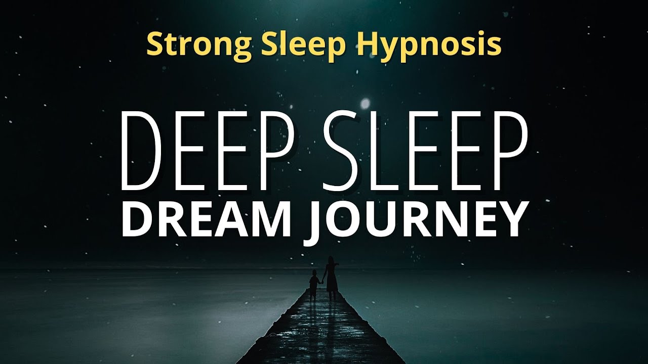 Deep Sleep Hypnosis (Strong) For Deep Sleep Tonight | Black Screen Guided Meditation