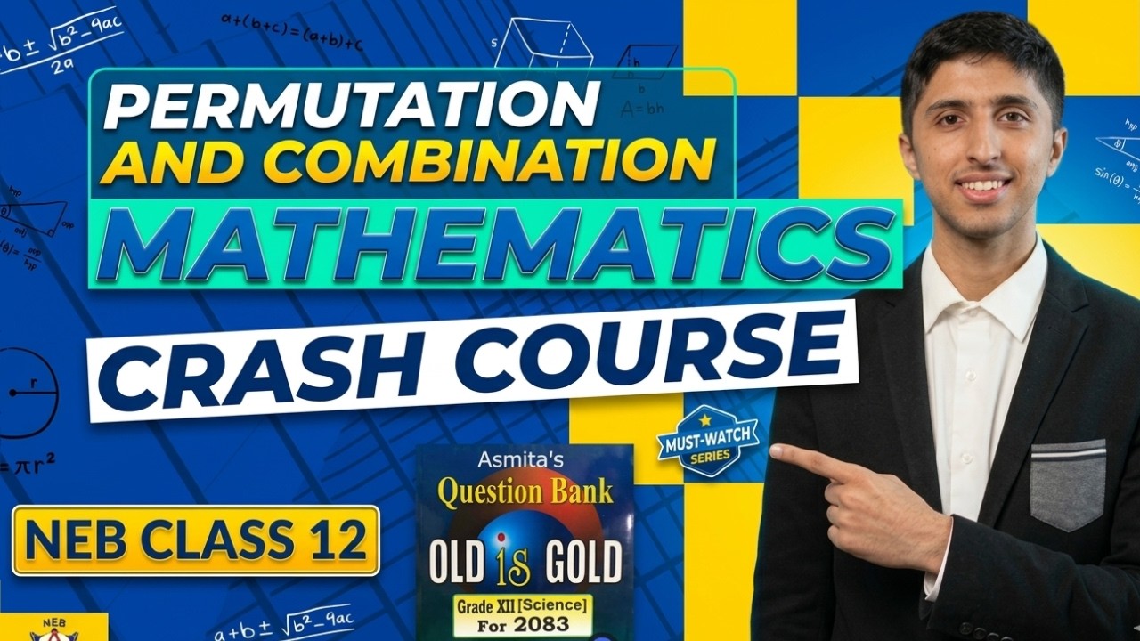 Permutation and Combination I Crash Course NEB