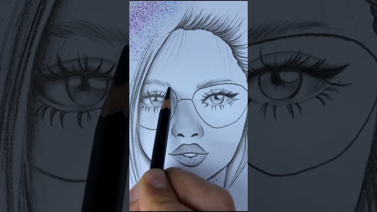beautiful girl ❤️ #tiktok #art #drawing #2021 #shorts #short #fyp