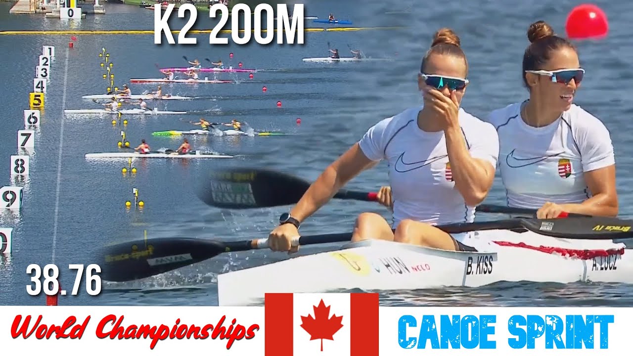 Финал K-2 среди женщин на 200 м | ЧЕМПИОНКА ВЕНГРИИ | Чемпионат мира, Галифакс, Канада, 2022 | WA...