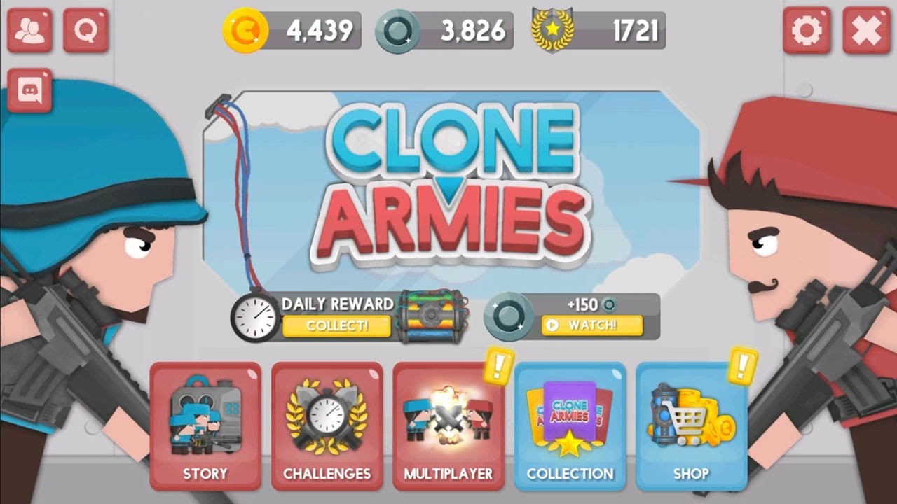 Обновление Clone Armies! Новый стиль и звуки \ 2D Games