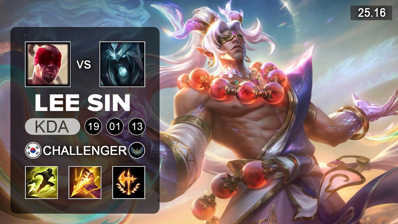 Lee Sin vs Karthus Jungle - KR Challenger - Patch 25.16 Season 15