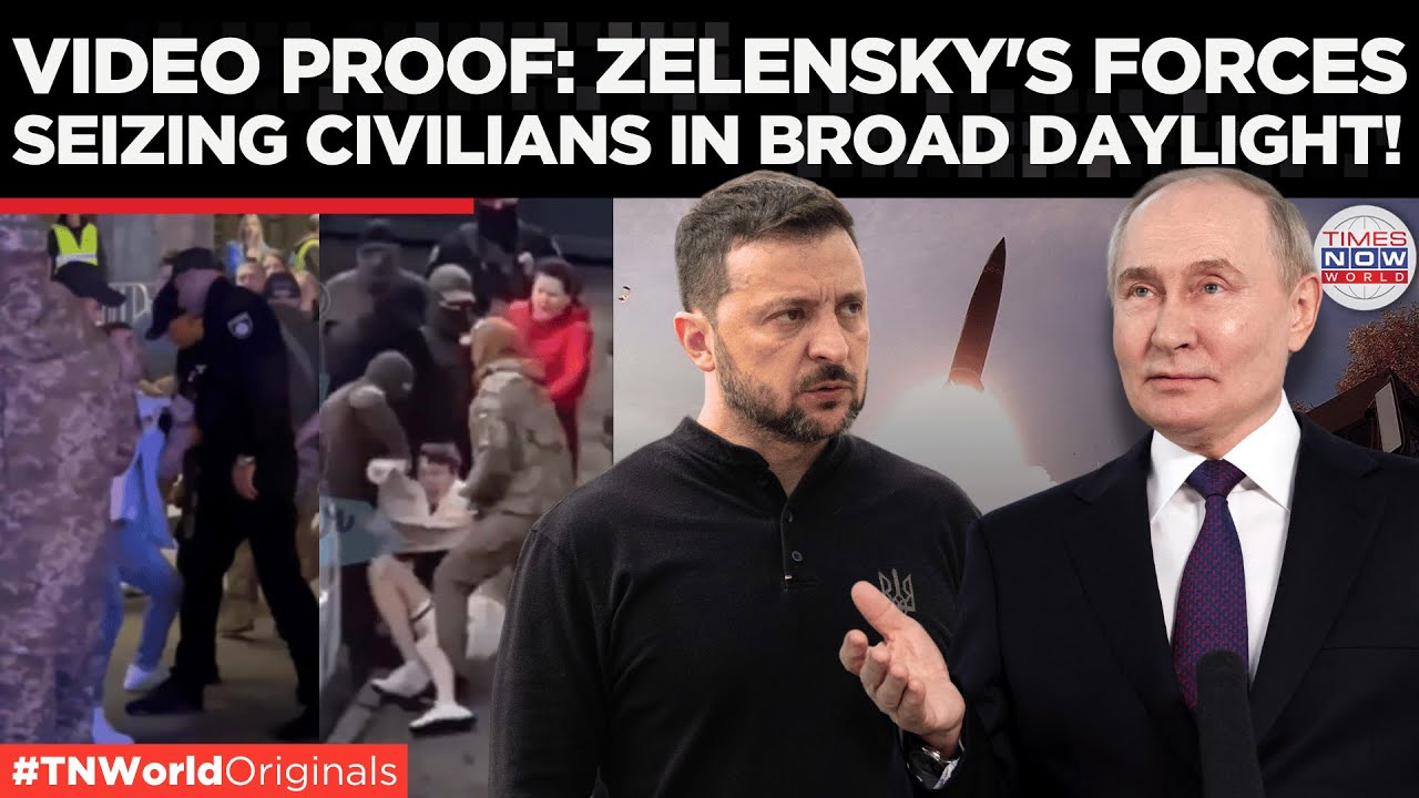 On-Camera Shock: Zelensky&rsquo;s Forced Recruitment Push in Ukraine | Times Now World