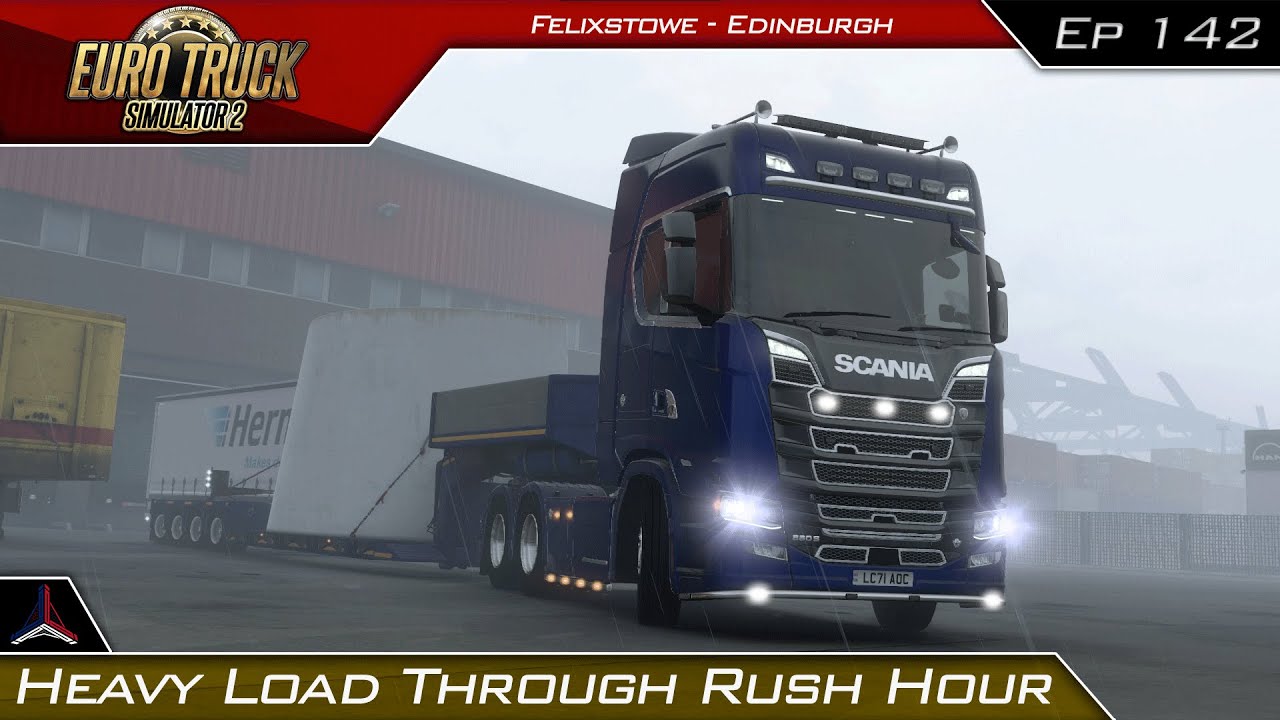 Heavy Load Through Rush Hour Traffic | Euro Truck Simulator 2 - Promods 2.66 | #142
