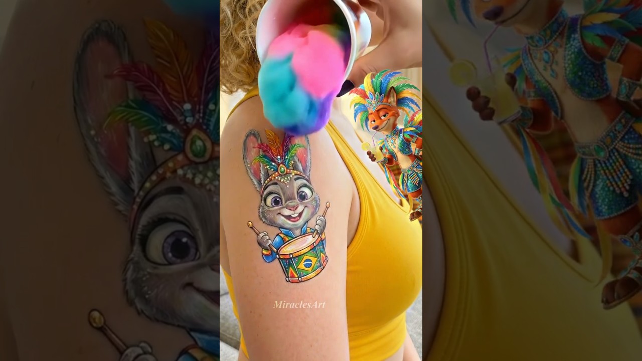 Judy&rsquo;s Carnival Rhythm! 🐰💖 Zootopia 2 Art! 🌈🎨