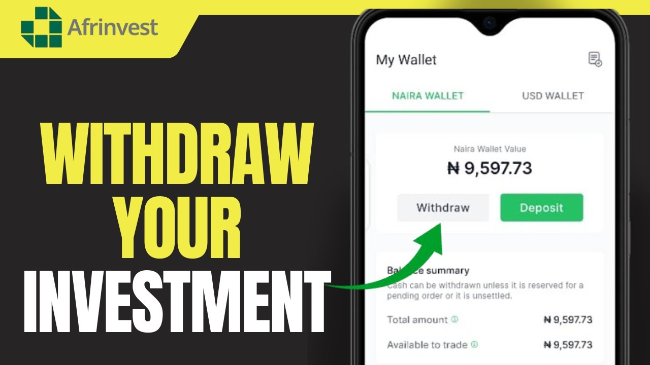 Is Afrinvestor 2.0 Withdrawal REALLY This Easy? How to Withdraw an Investment