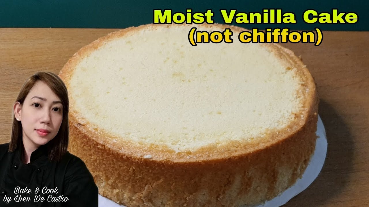 Moist Vanilla Cake (not chiffon)