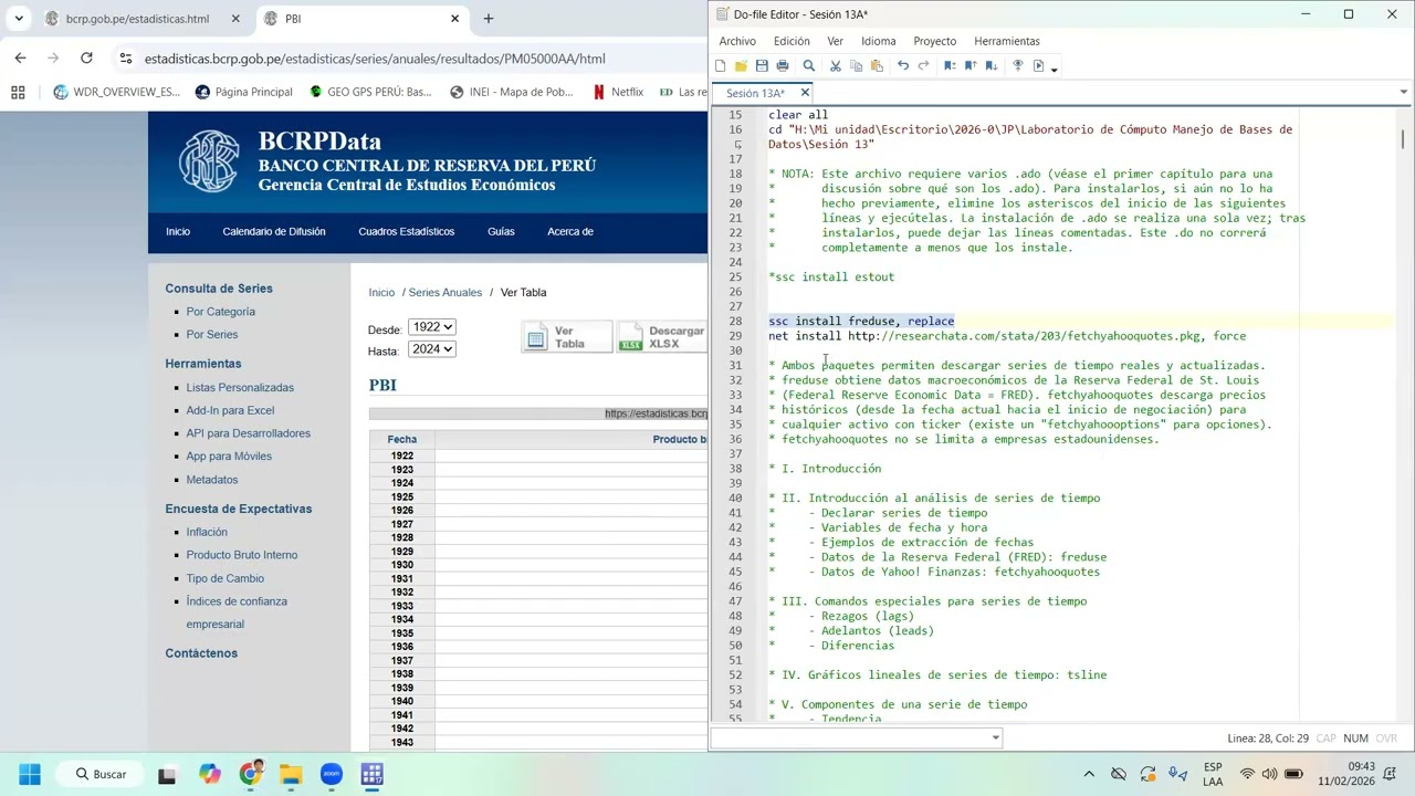 Sesión 13 - Laboratorio de Cómputo: Manejo de Bases de Datos - 2026-0