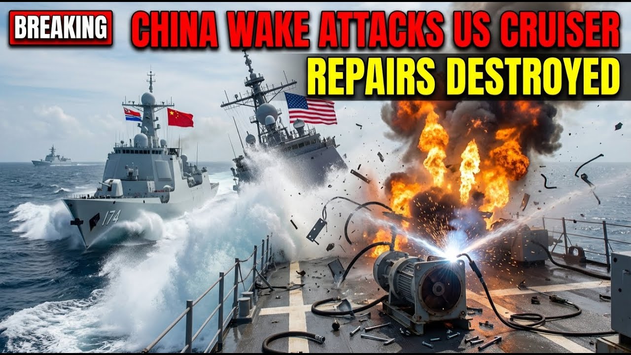 China Stalks Disabled USS Lake Champlain — Repairs Destroyed at Sea
