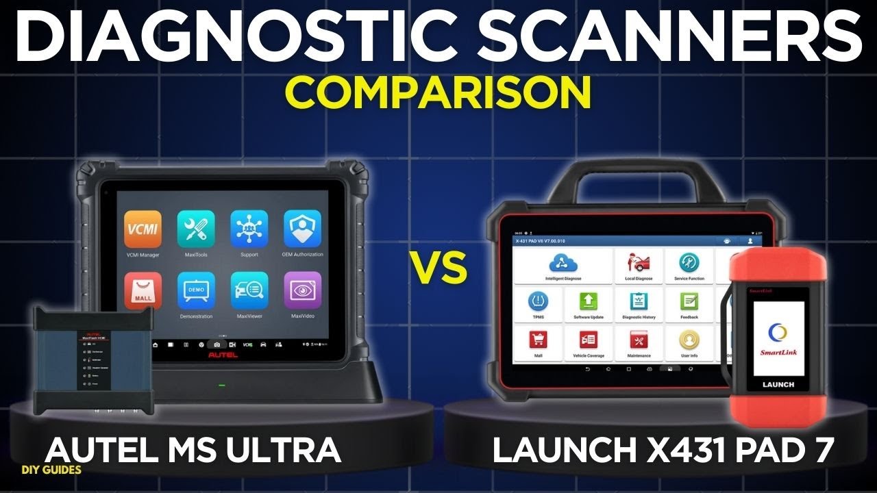 Autel MS Ultra Vs Launch X431 Pad 7 Comparison | Which Diagnostic Tool Is Better?