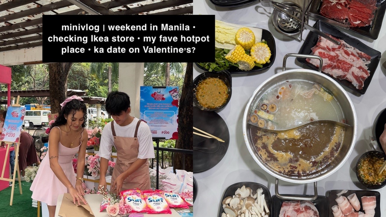 minivlog | weekend in Manila • checking Ikea store • my fave hotpot place • ka date on Valentine’s?