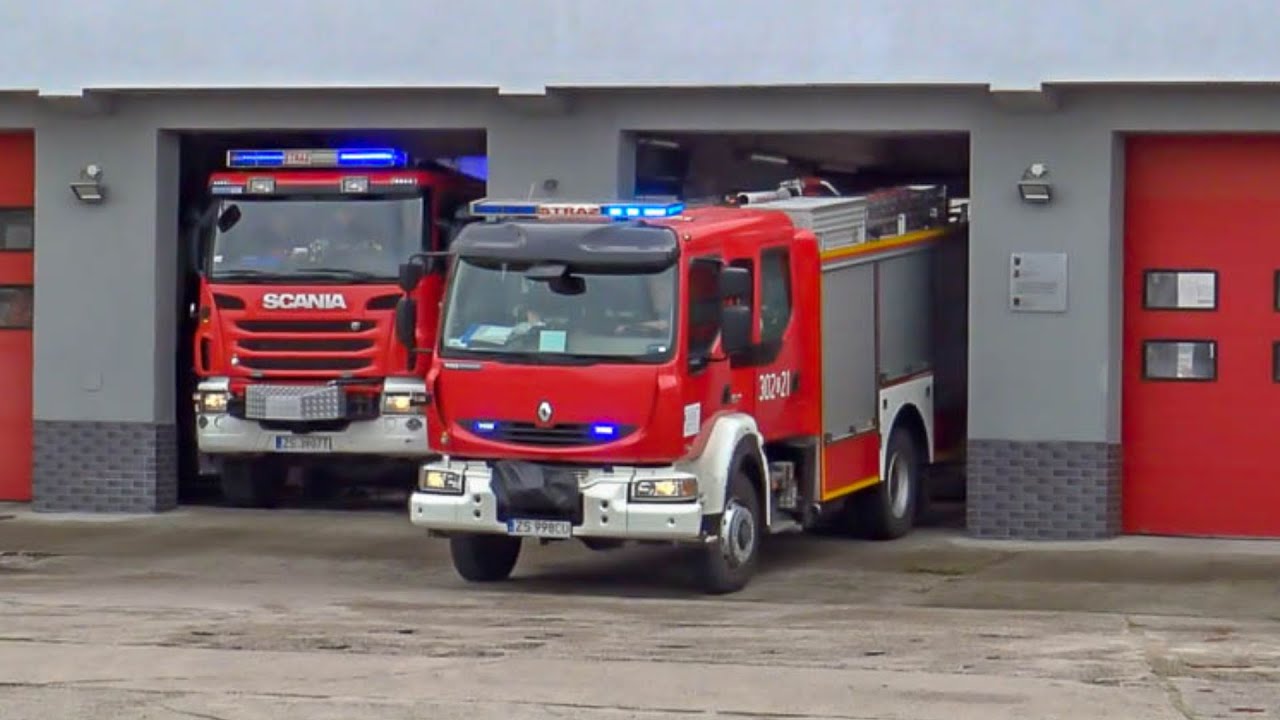 (Alarm w Szczecinie || RW-Kran uvm.) Einsatzfahrten in Stettin/Polen