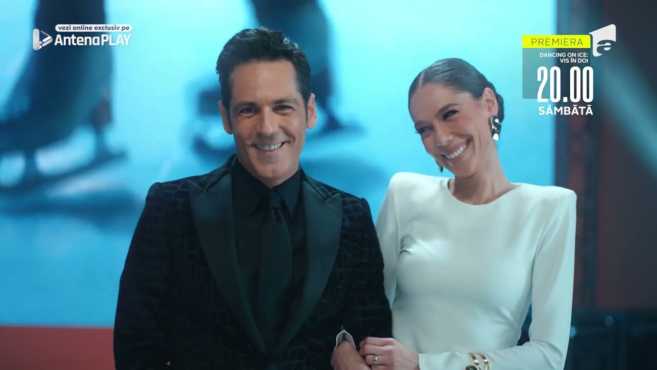 Ștefan Bănică și Irina Fodor prezintă Dancing on ice: Vis &icirc;n doi, S&Acirc;MBĂTĂ, la 20:00 pe Antena 1 😍