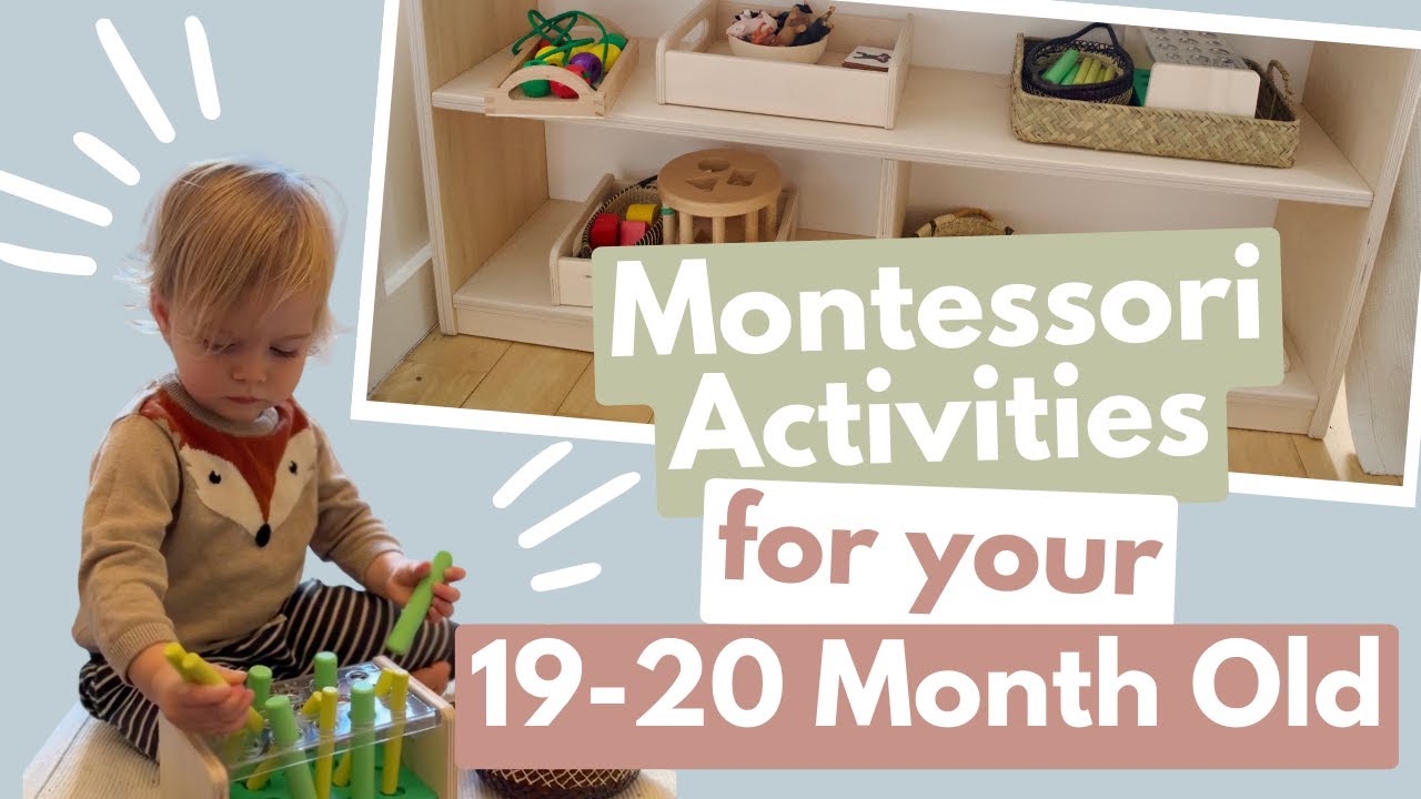 MONTESSORI TODDLER PLAY at 19-20 Months | Montessori Toddler Toys