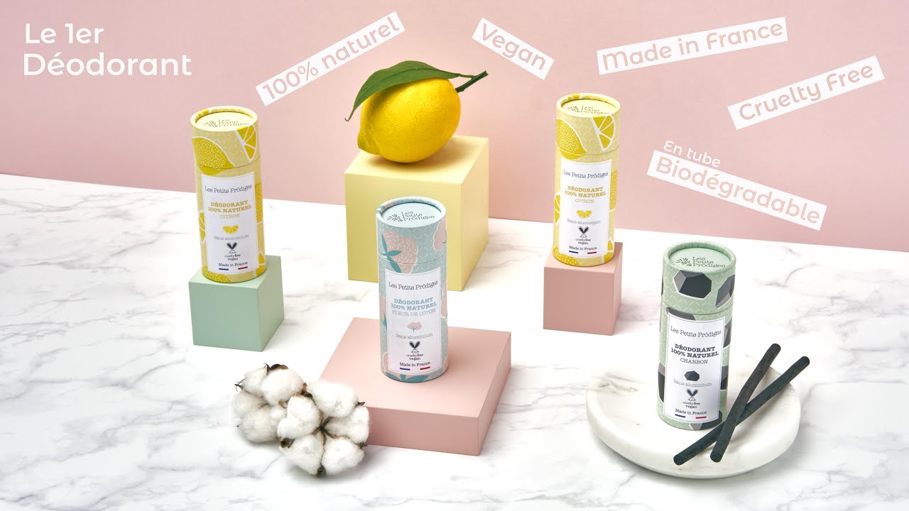 Le 1er déodorant 100% naturel, made in France & biodégradable - Les Petits Prödiges