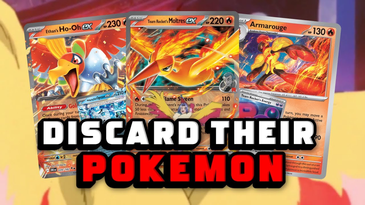Team Rockets Moltres EX might be the missing piece in Armarouge Box. INSANE DECK.