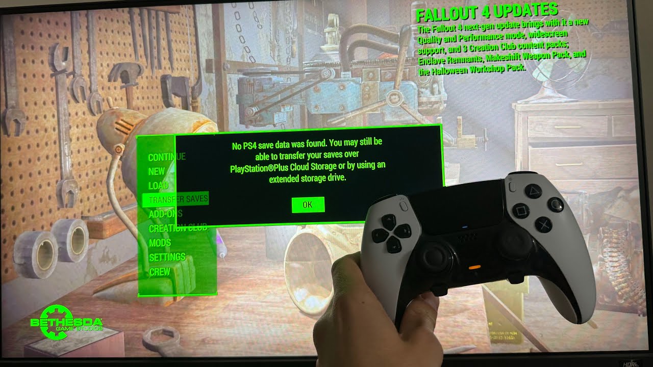 Fallout 4: How to Transfer PS4 Game Saved Data to PS5 Version Tutorial! (For Beginners) 2024