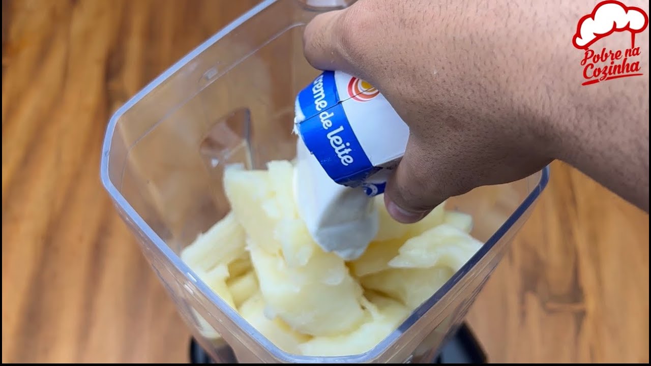 misturei  creme de leite na mandioca, segredo dos restaurantes