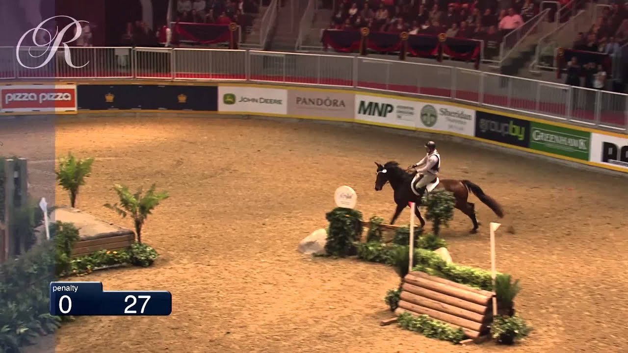 Tik Maynard wins the Horsewares Ireland indoor Eventing Championship