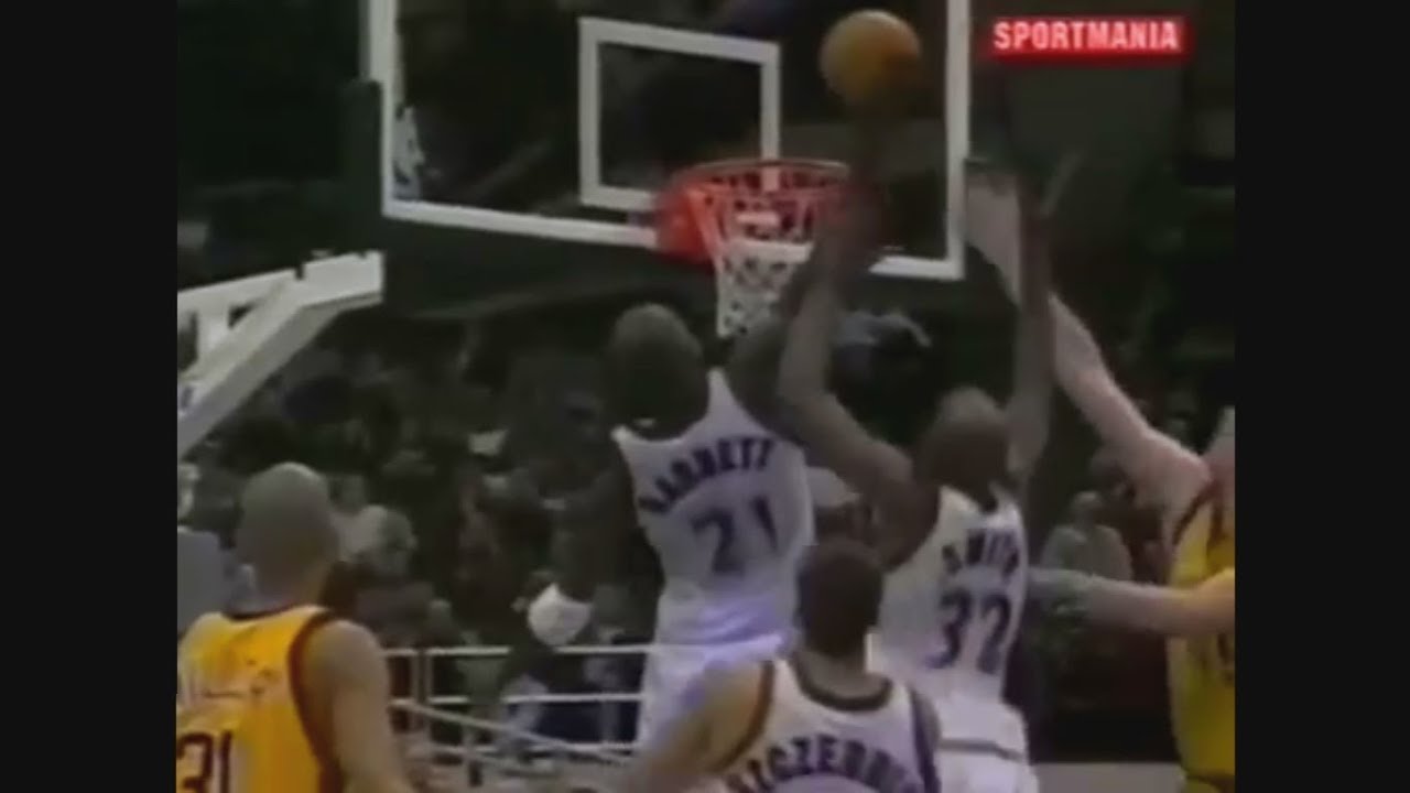 Kevin Garnett 37 Points 7 Ast Vs. Pacers, 1999-2000.