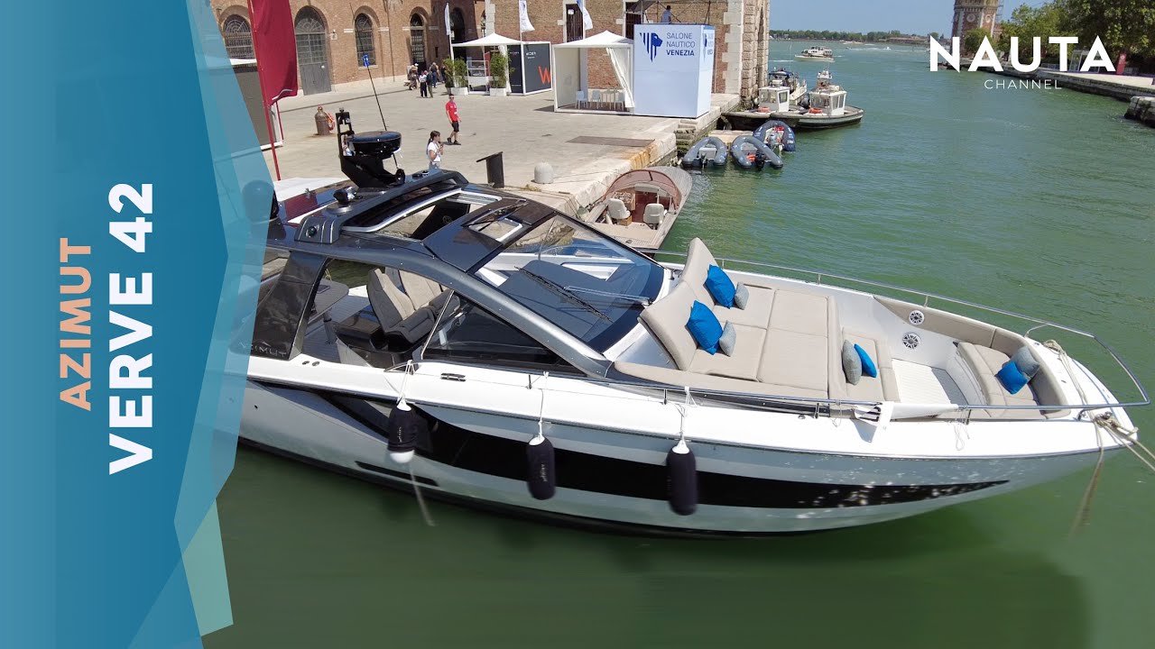 Azimut Verve 42 - European premiere - POV Yacht tour esterni e cabine