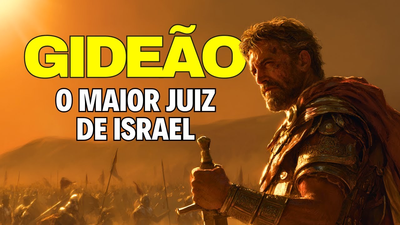 Quem foi GIDEÃO - O maior juiz de Israel (História da Bíblia Explicada)