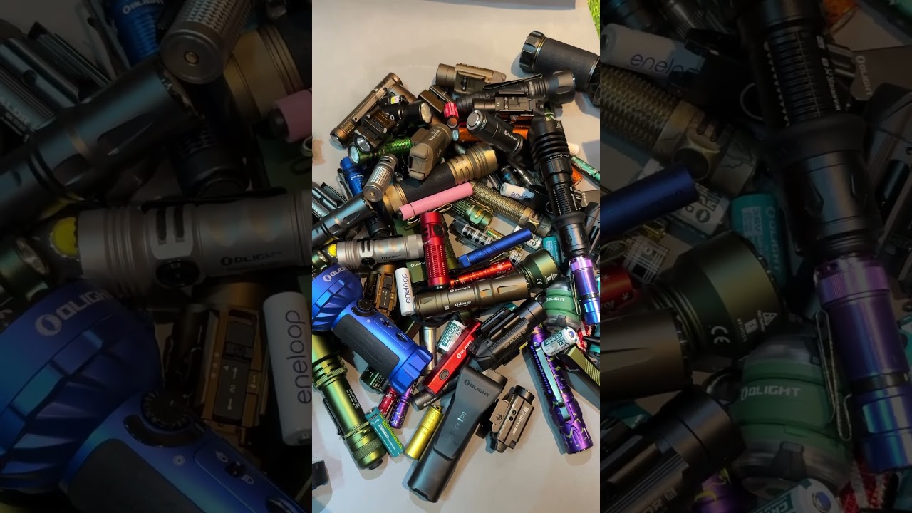 Some of my Olight still working and these are not for sale, I am a user sometimes a collector
