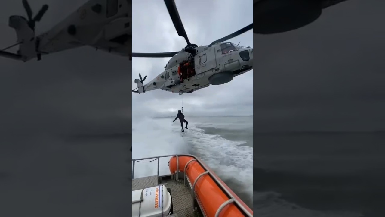 🇧🇪Belgian Air Force in action 🚁🌊 