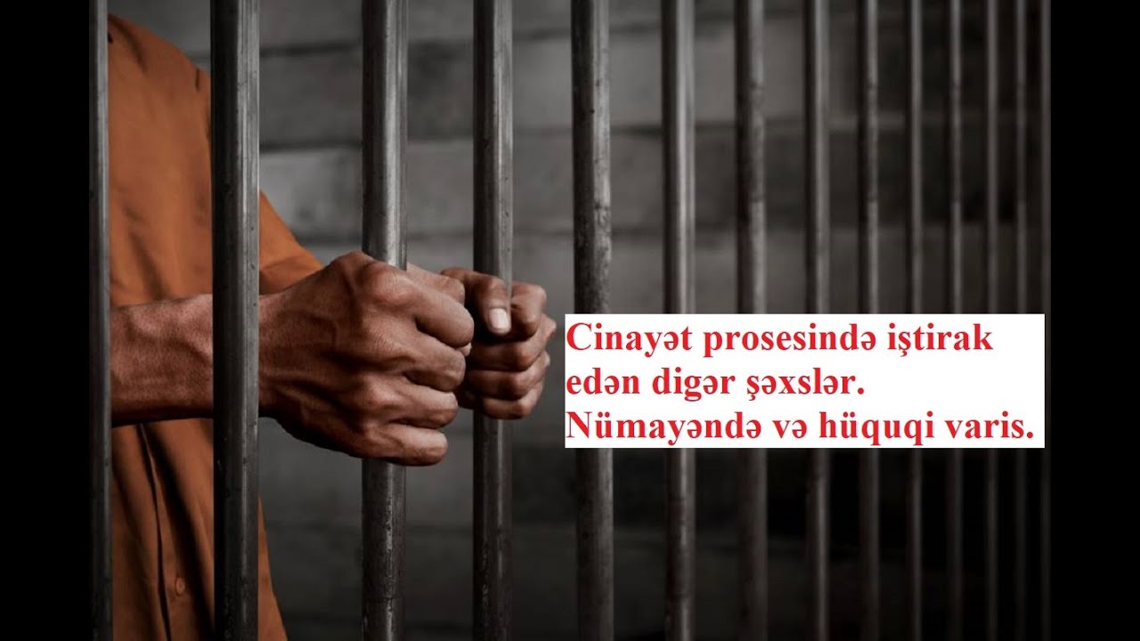 Hüquq dərsləri 19. Cinayət prosesi 5. Cinayət prosesində digər şəxslər. Nümayəndə və hüquqi varis.