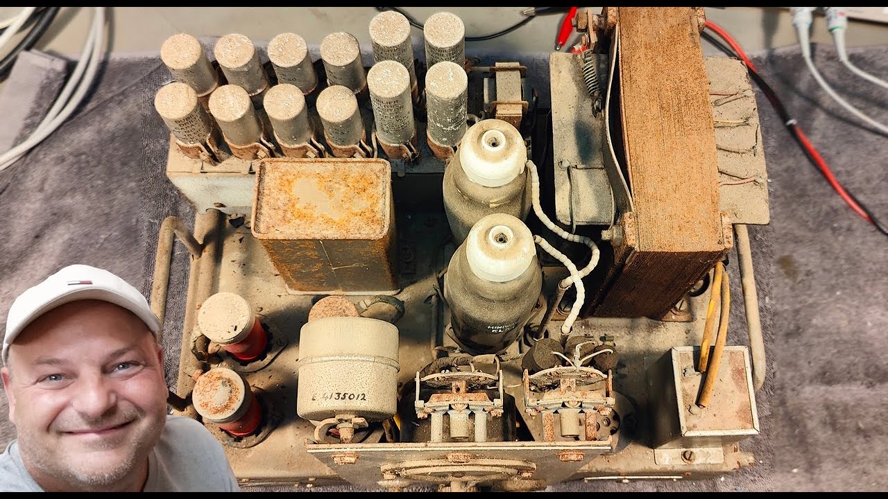 Киноламповый усилитель Philips 2808, 1943 г., часть 1