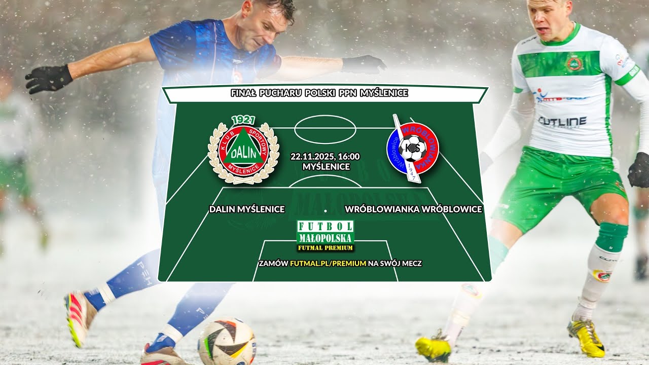 #pucharpolski : DALIN MYŚLENICE vs WRÓBLOWIANKA (skrót)