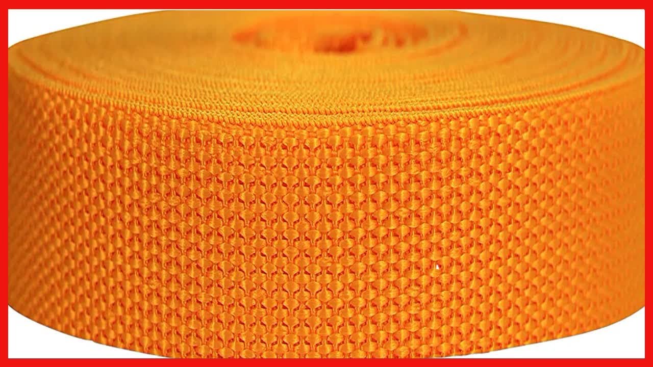 Strapworks Heavyweight Polypropylene Webbing - Heavy Duty Poly Strapping for Outdoor DIY Gear Repair