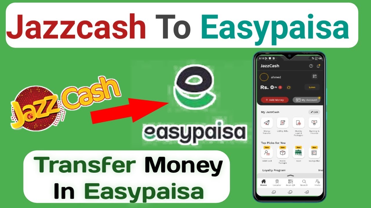How To Send Money From Jazzcash To Easypaisa | Transfer Money From Jazzcash To Easypaisa 2023