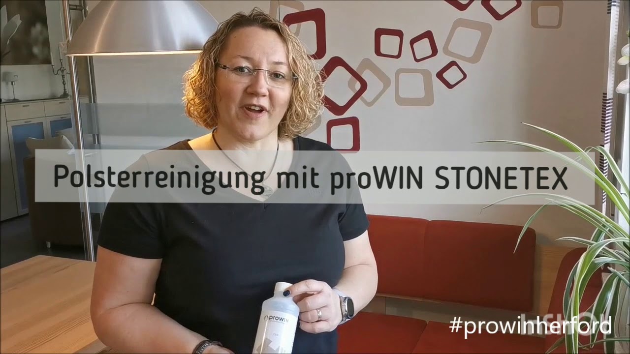 Polsterreinigung mit proWIN STONE TEX und dem MIKRO STANDARD
