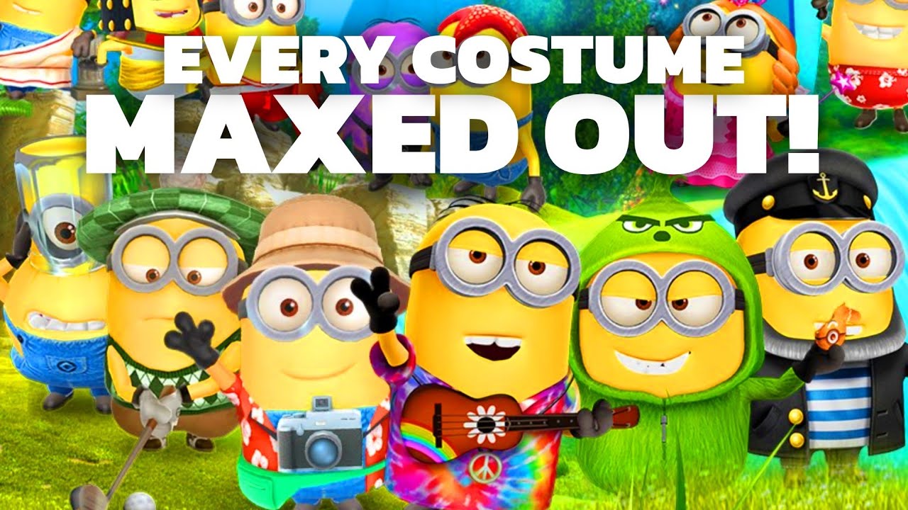 I've MAXED OUT EVERY Costume in Minion Rush... Here's a Showcase! | Part 92