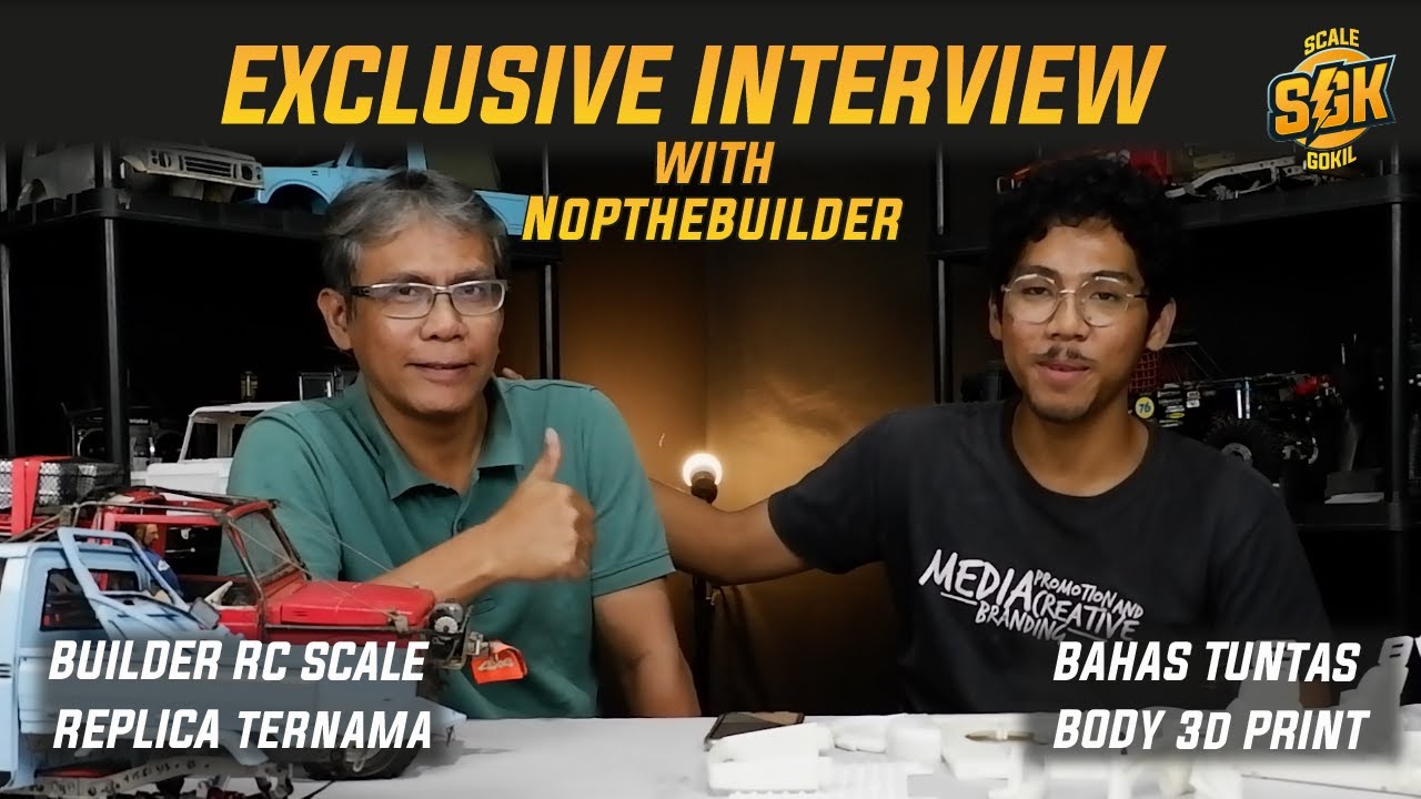 NGOBROLIN RC SCALE REPLICA DENGAN OM NOPTHEBUILDER || BAHAS TUNTAS BODY 3D PRINT RC #scalelogy6