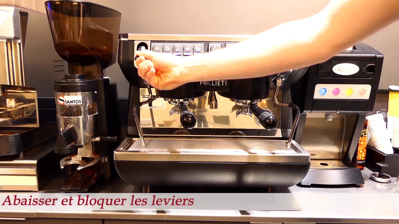 Cafés FOLLIET - Remise en marche de votre machine à café traditionnelle