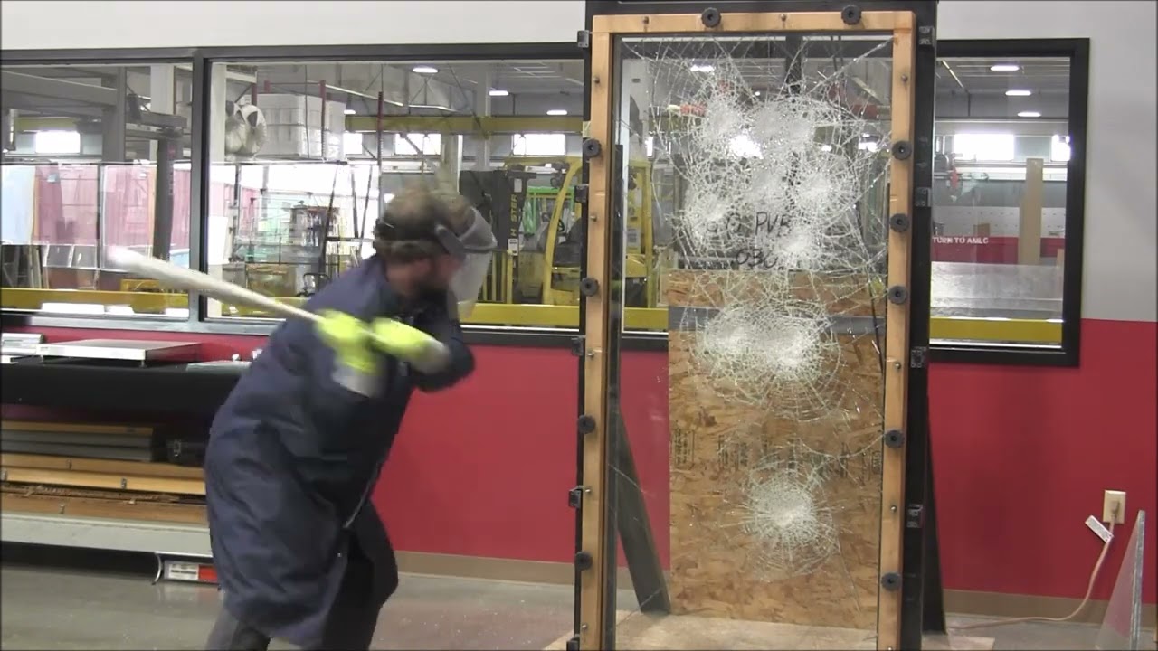 Tempered Glass vs Laminated Glass Doors Demonstration 2024