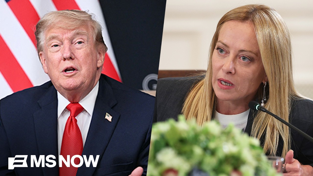 Italy&rsquo;s PM slams Trump for &lsquo;made up&rsquo; story that she &lsquo;begged&rsquo; for a photo