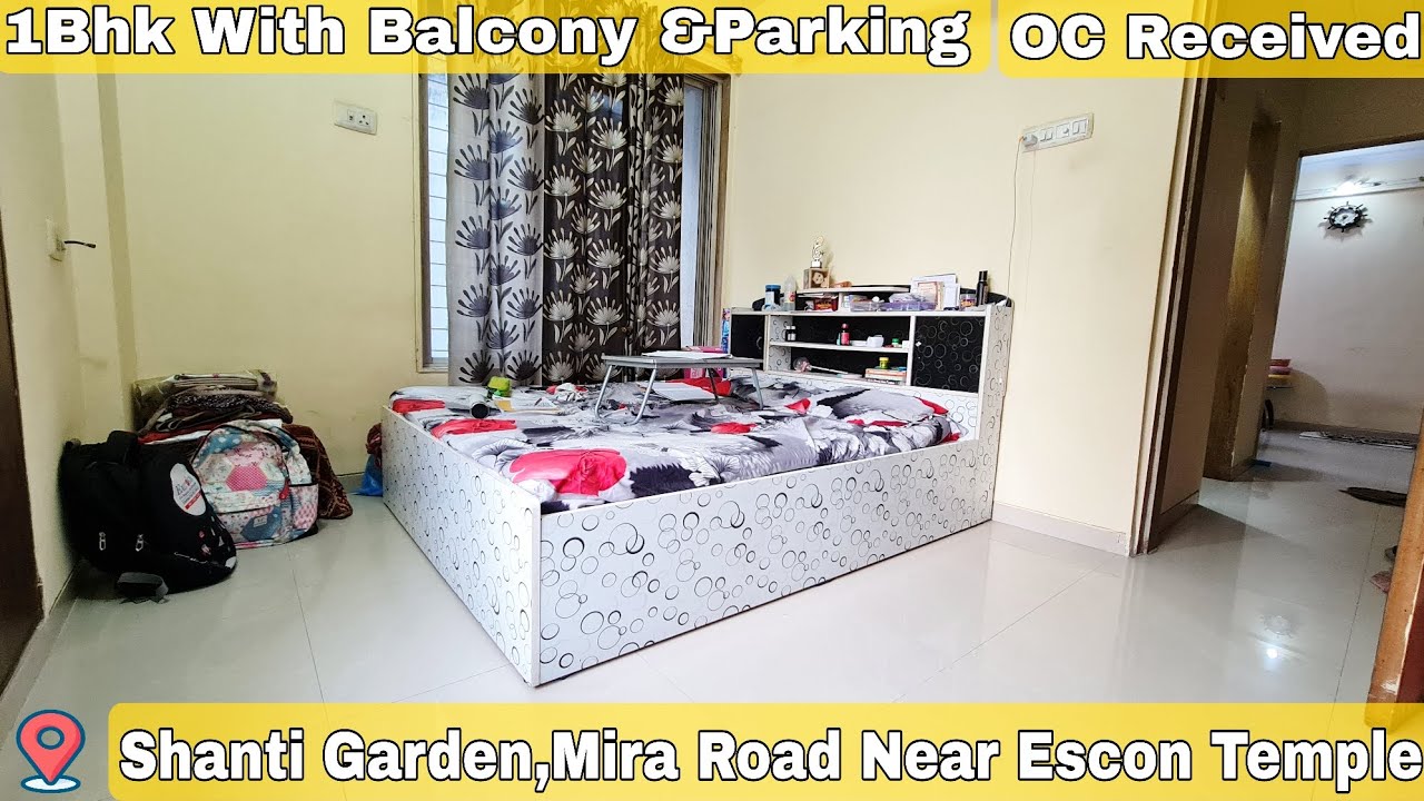 1Bhk Resale Flat For Sale In Shanti Garden Mira road With Balcony And Parking|OC Received