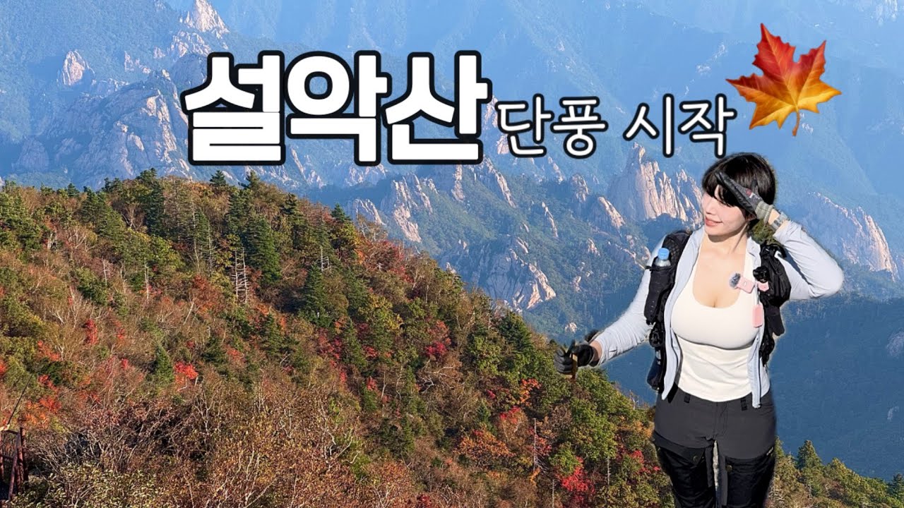[등산vlog] 2025설악산 단풍시작🍁/ 퇴근하고 무박2일로 다녀온 설악산/ 대청봉 일출/ 공룡능선 찍먹🦖