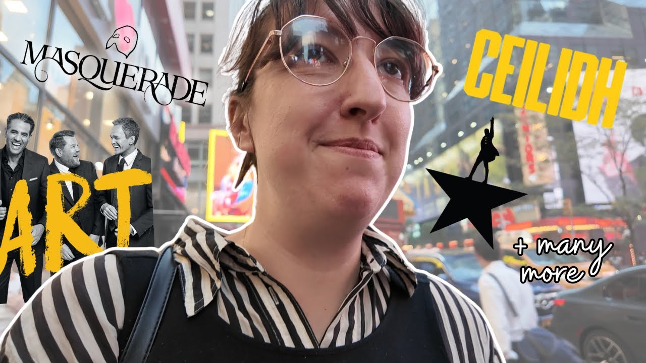 seeing 10 days of theatre in NYC with a Baltimore sidequest - a theatre travel vlog