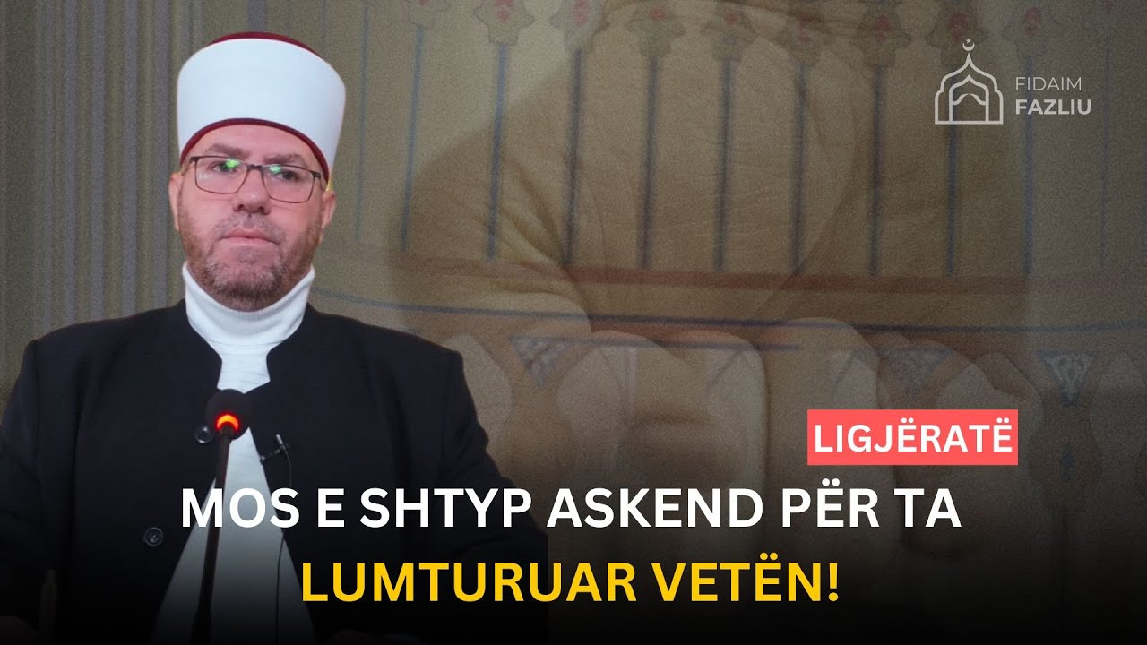 LIGJËRATË 15.11.2024 | Mos e shtyp askënd për ta lumturuar vetën!