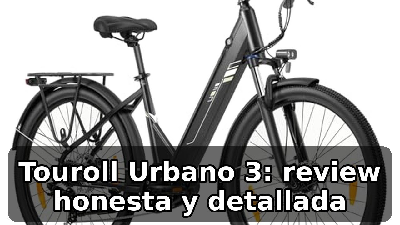 Review honesta de la Touroll Urbano 3: motor central 250W y gran autonomia