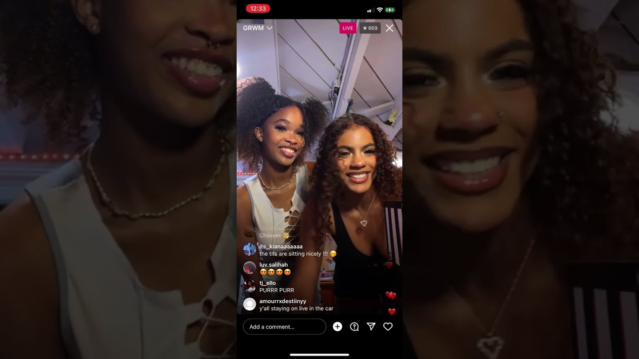Quvenzhane Wallis instagram live part 2